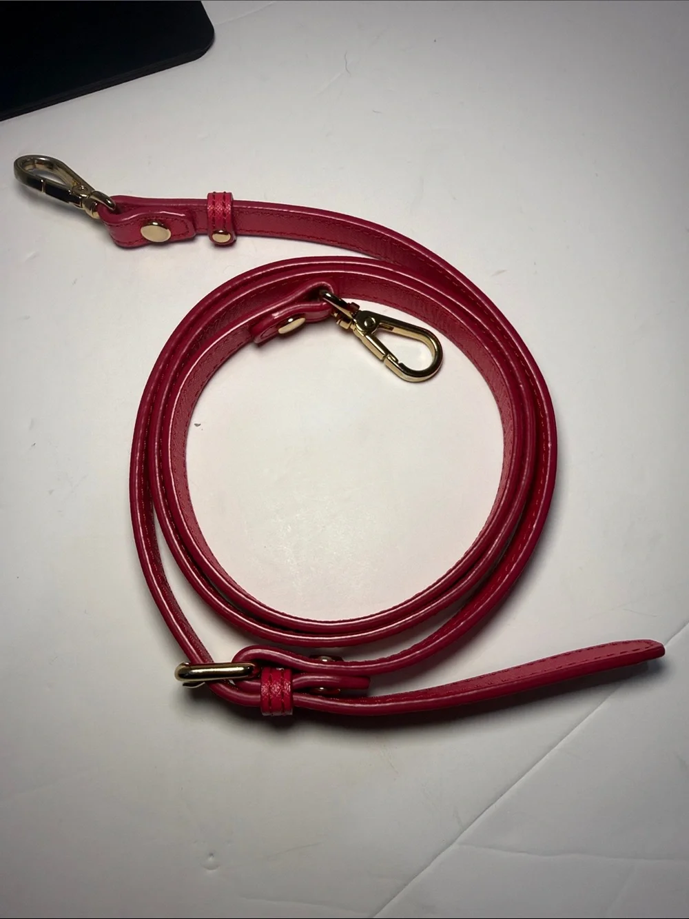 MCM Fuchsia Pink Leather Top Handle Satchel Bag - Picture 3 of 12